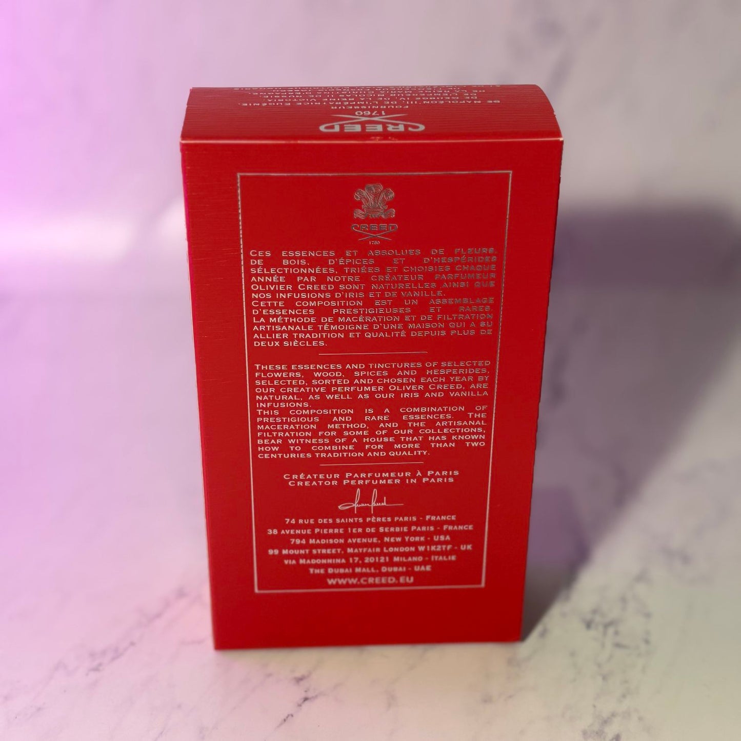 CREED FRAGRANCES 100ML