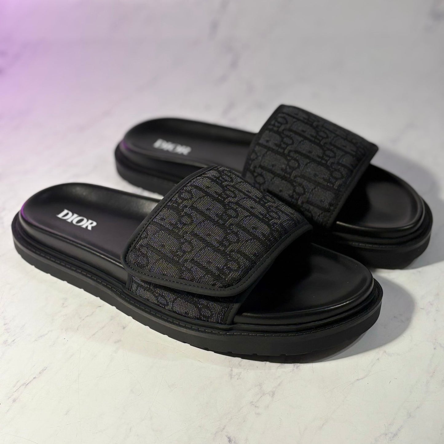 DIOR AQUA SLIDERS (SIZE 8-11 UK)