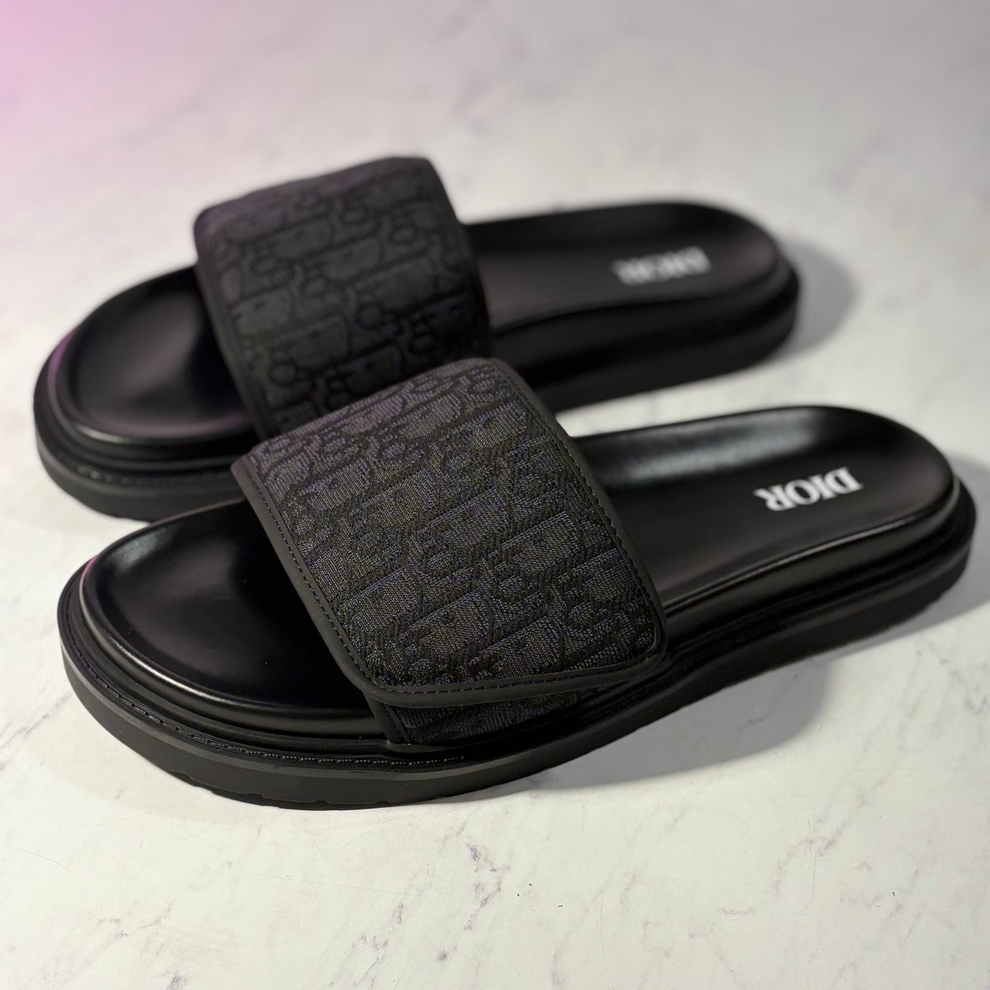 DIOR AQUA SLIDERS (SIZE 8-11 UK)