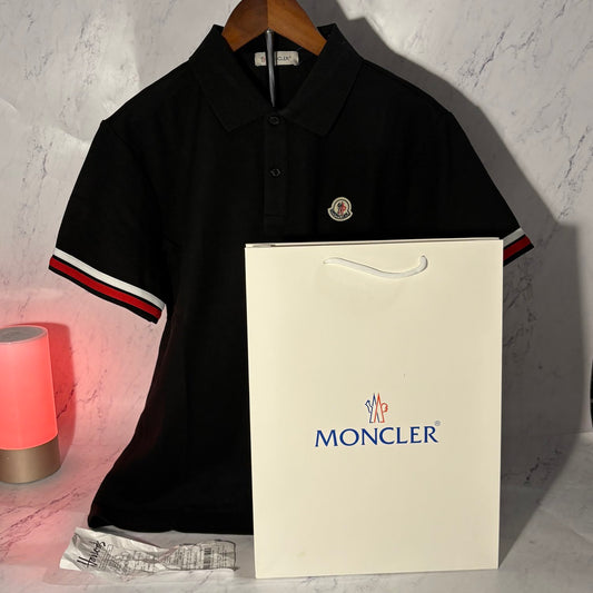 MONCLER COTTON PIQUET POLO SHIRT