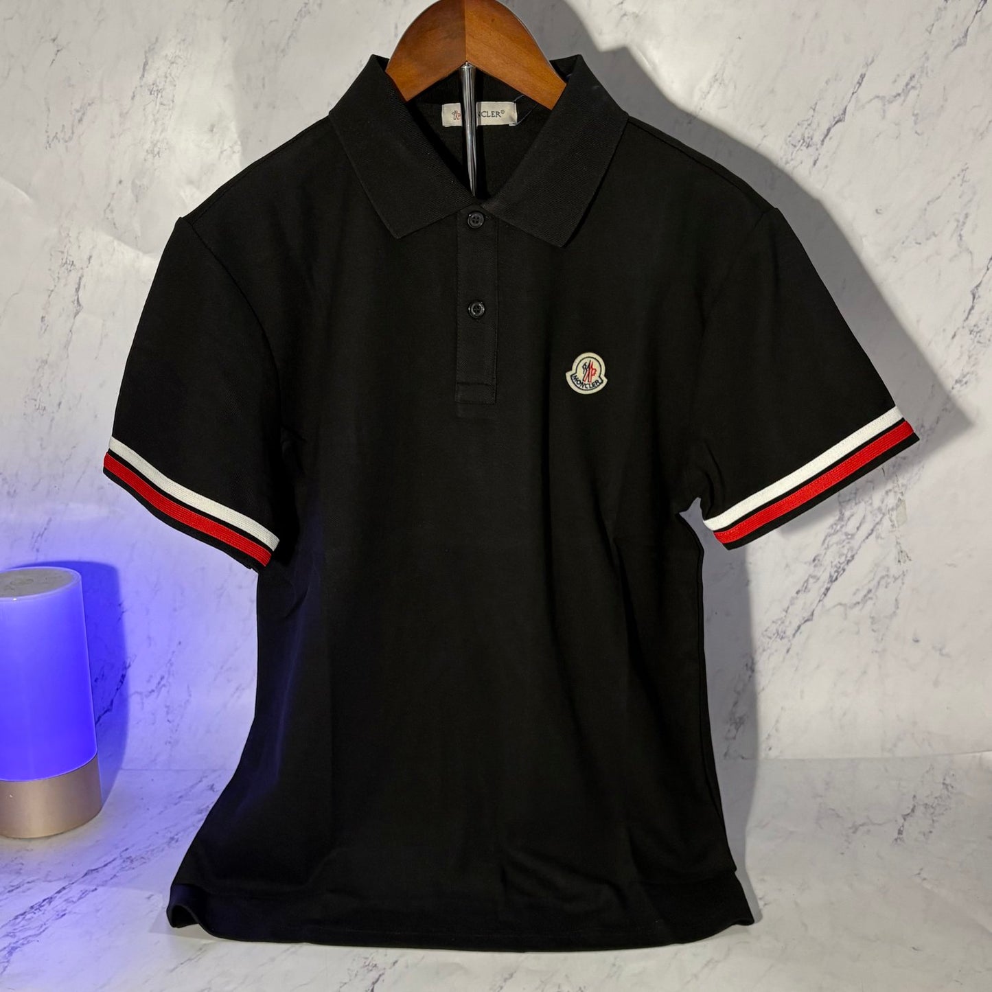 MONCLER COTTON PIQUET POLO SHIRT