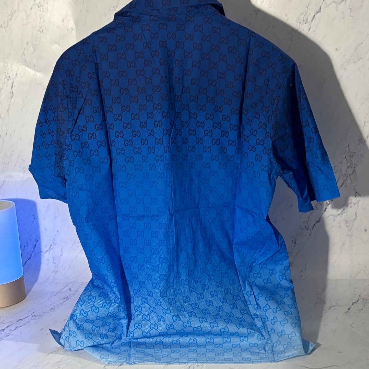 GUCCI GRADIENT BLUE SHIRT