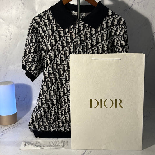 DIOR OBLIQUE POLO SHIRT