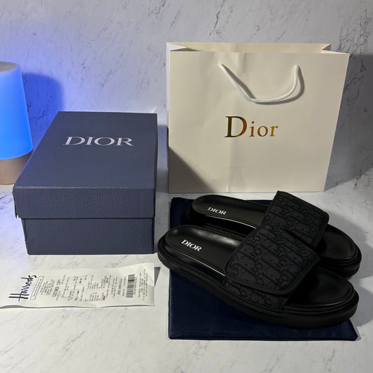 DIOR AQUA SLIDERS (SIZE 8-11 UK)