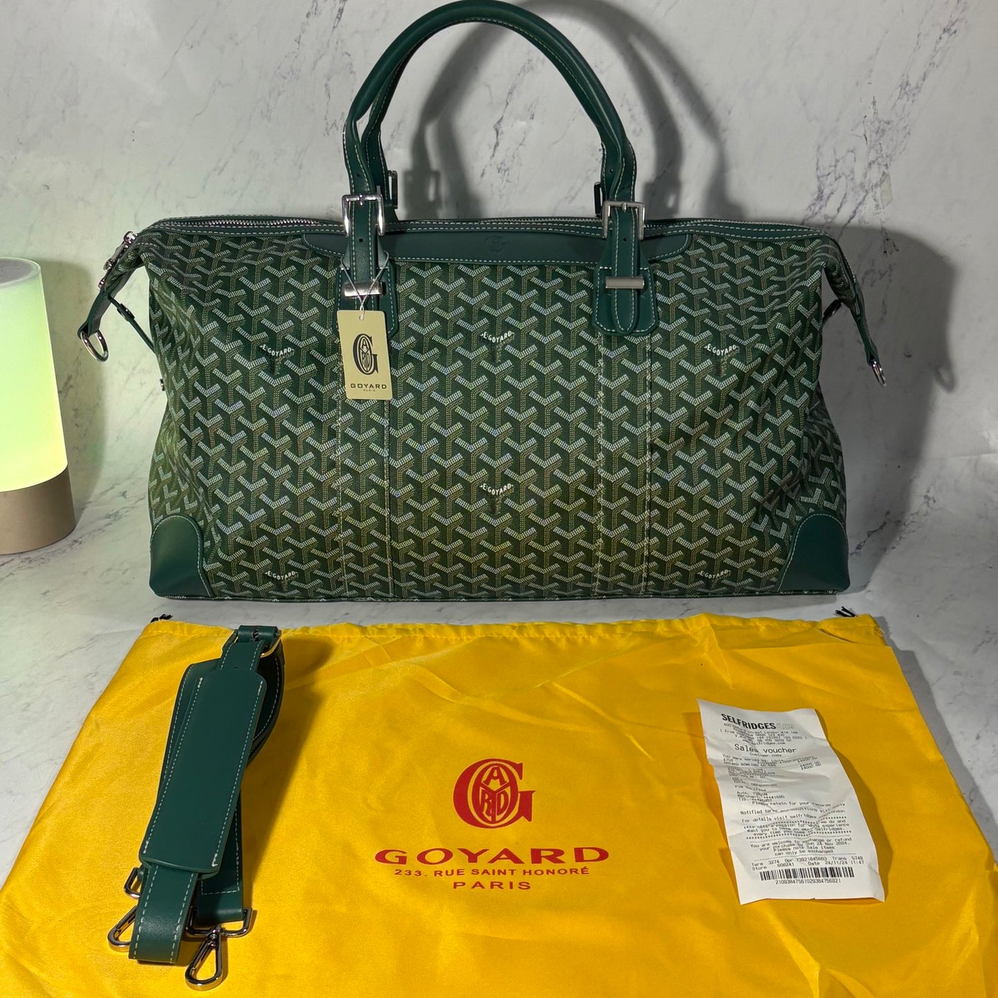 GOYARD BOWLING 55 DUFFLE BAG