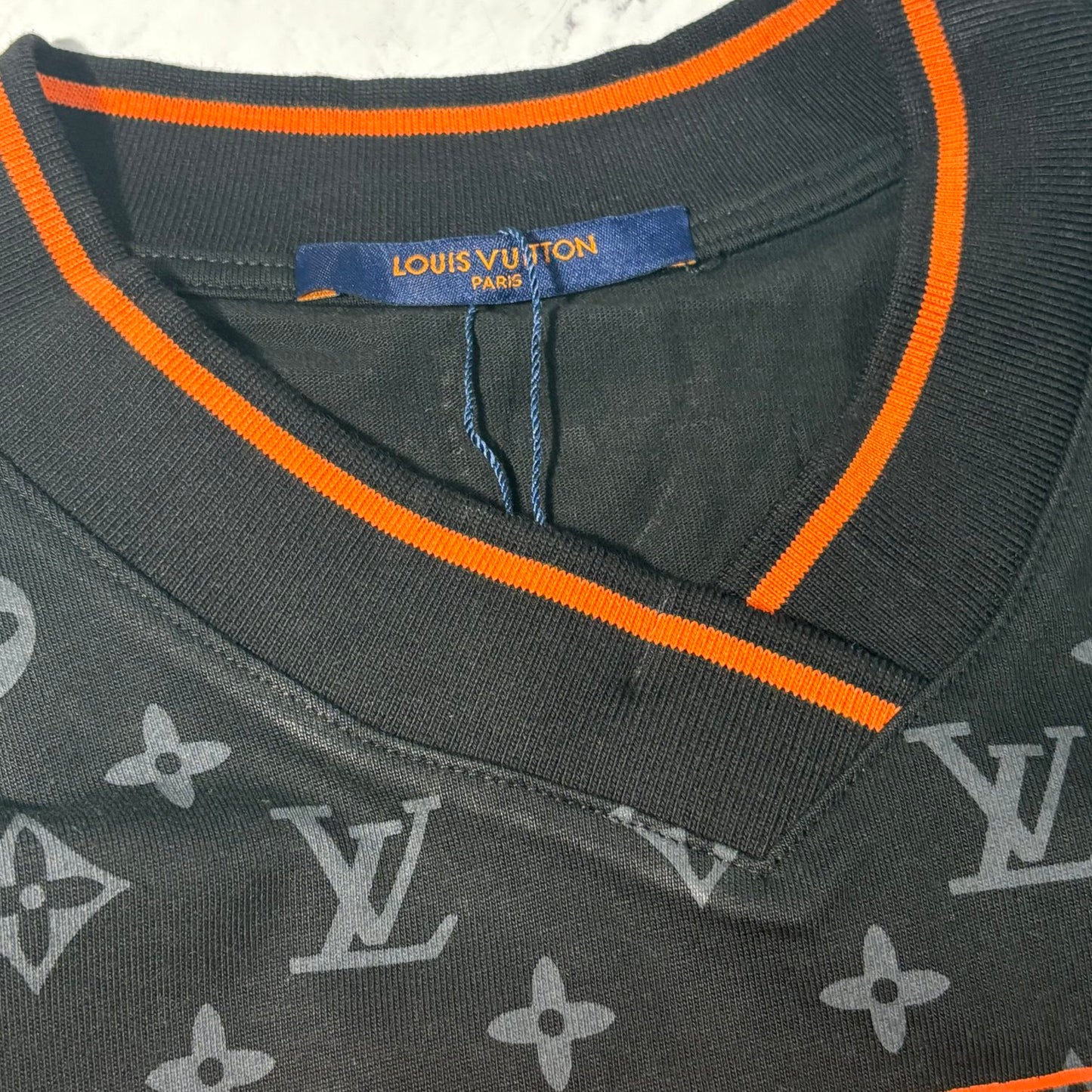 LV CHUNKY INTARSIA FOOTBALL T-SHIRT