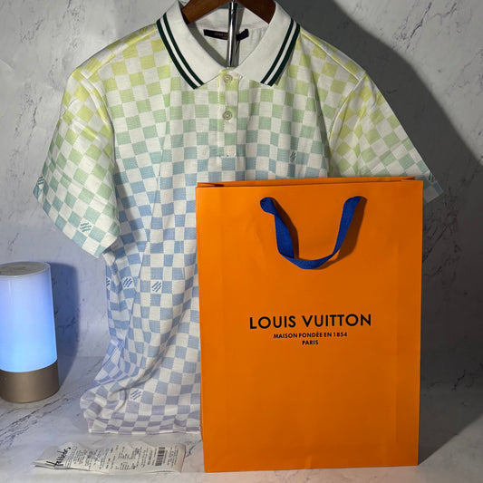 LV DAMIER GRADIENT POLO SHIRT