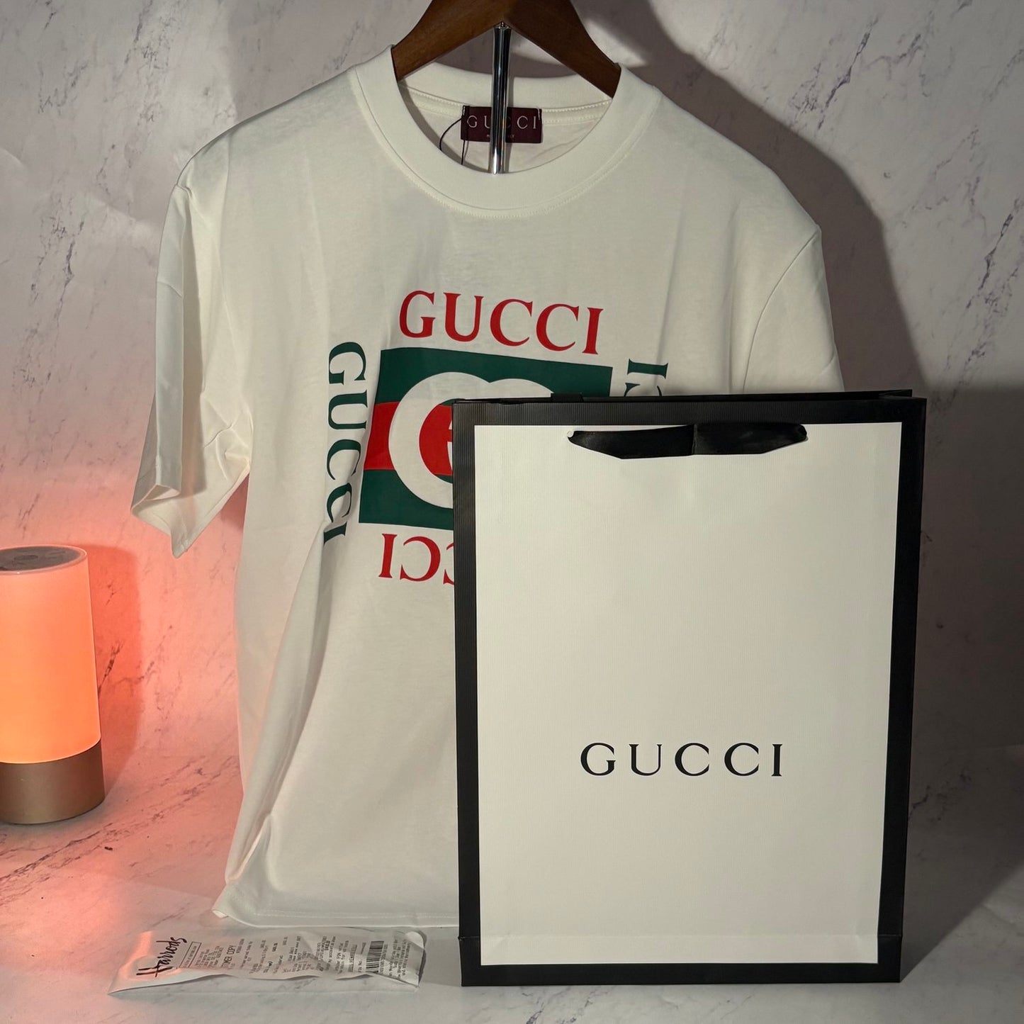 GUCCI PRINTED COTTON JERSEY T-SHIRT