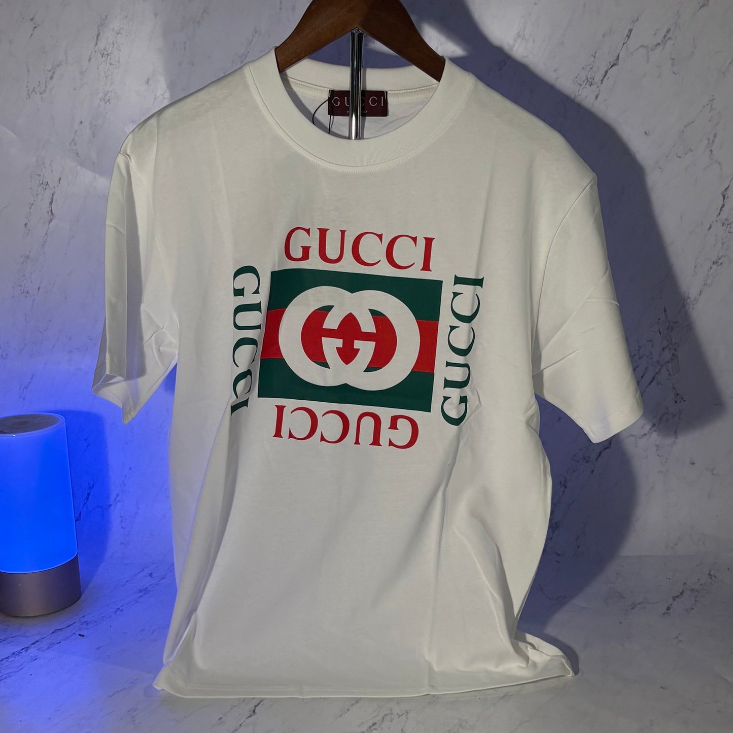 GUCCI PRINTED COTTON JERSEY T-SHIRT