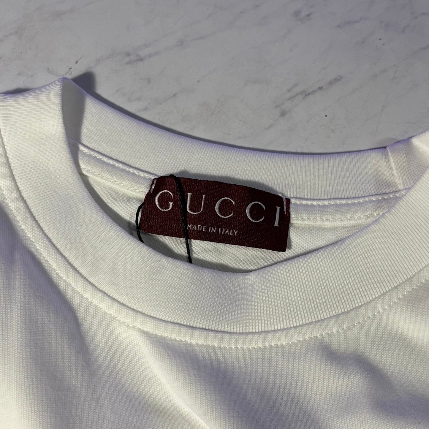 GUCCI PRINTED COTTON JERSEY T-SHIRT